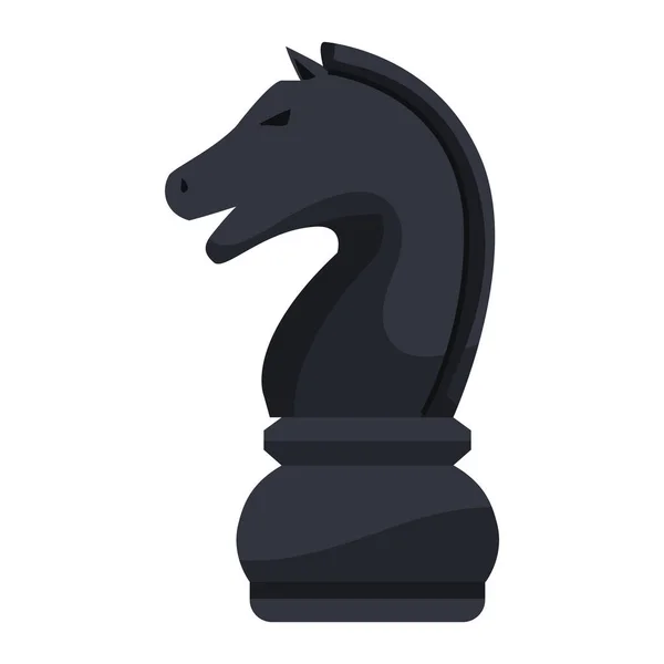 stock vector knight chess piece isolated icon