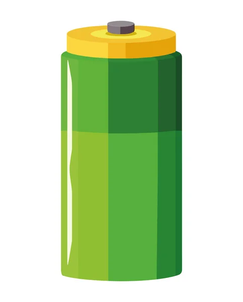 Miljögrön Batteri Ikon — Stock vektor