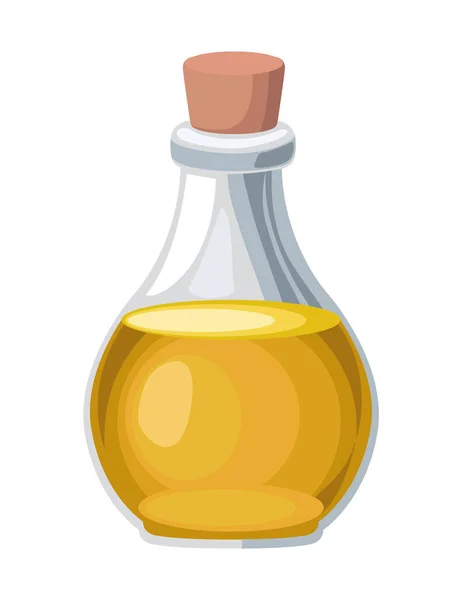 Olivenölflasche Isoliert Symbol — Stockvektor