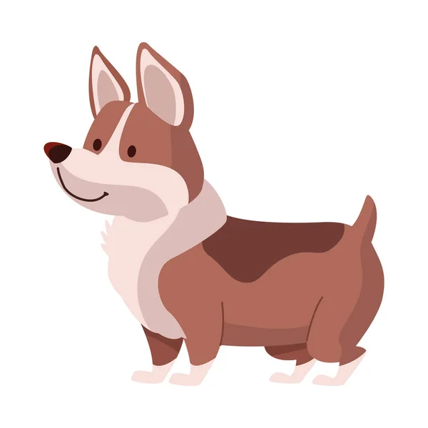 Jack Russell Dog Mascot Domestic Character — 스톡 벡터
