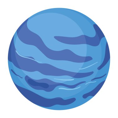 Neptun gezegen uzayı dış simgesi