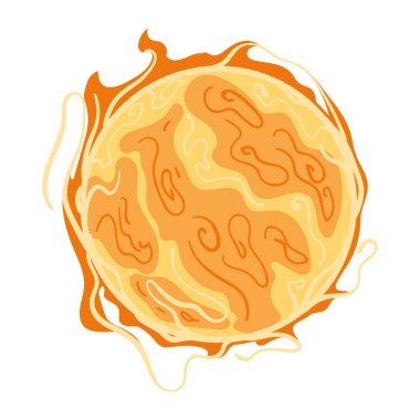 uzay yıldızı izole edilmiş simgesi