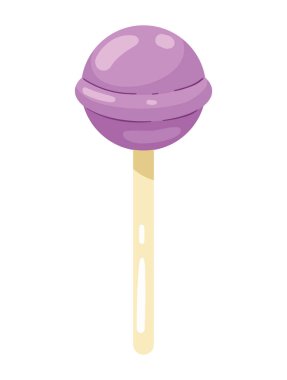 Leylak lolipop şeker ikonu