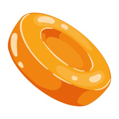 Altın sikke tatlı şeker ikonu