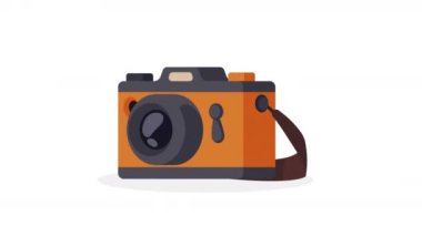 kamera fotoğraflama aygıtı teknik animasyonu, 4k video animasyonu