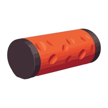 kırmızı spor salonu hasırı yuvarlama simgesi