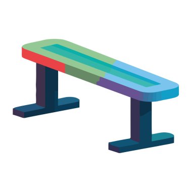 mavi spor salonu ekipman simgesi