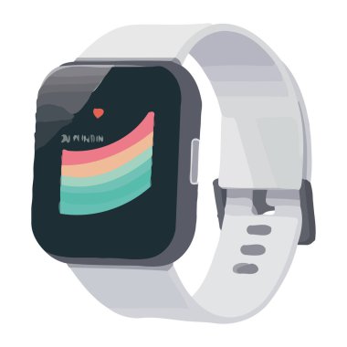 smartwatch aygıt teknik izole simgesi