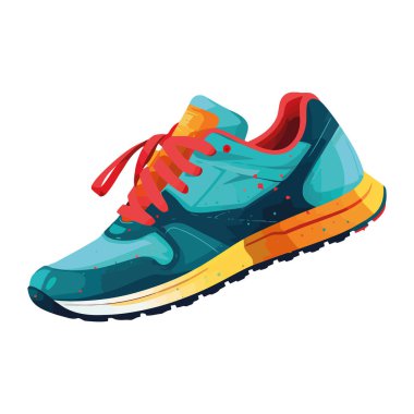 mavi spor ayakkabı aksesuar simgesi