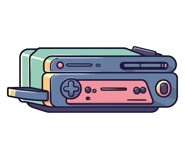 Video Game Oude Console Pictogram — Stockvector