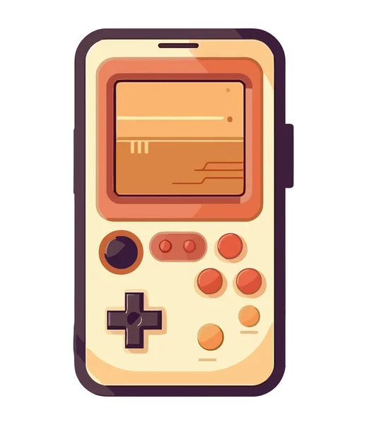 Video Game Console Portable Icon — Vetor de Stock