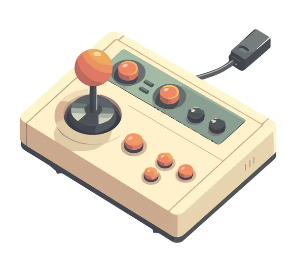 Old Video Game Control Icon — Vector de stock