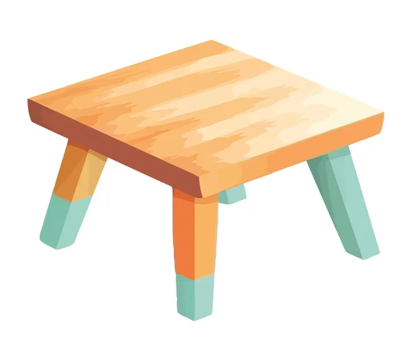木制底板隔板现代椅子的设计 — 图库矢量图片