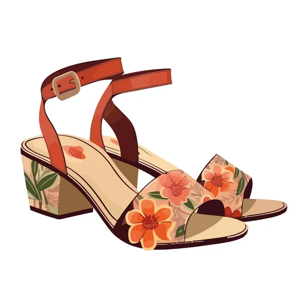 Las Mujeres Moda Tacones Altos Icono — Vector de stock