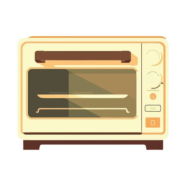 Σύγχρονη Κουζίνα Συσκευή Φούρνο Εικονίδιο Απομονωμένο — Διανυσματικό Αρχείο