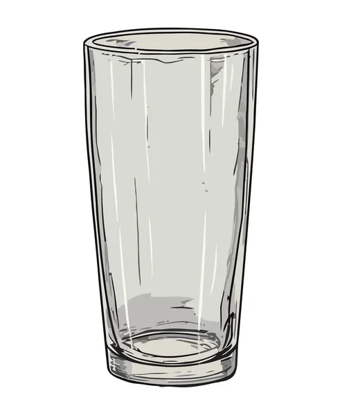 Glas Tasse Küchenutensil Symbol — Stockvektor