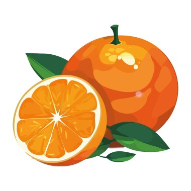 Taze organik narenciye meyvesi izole edilmiş sağlıklı yiyeceği sembolize eder.