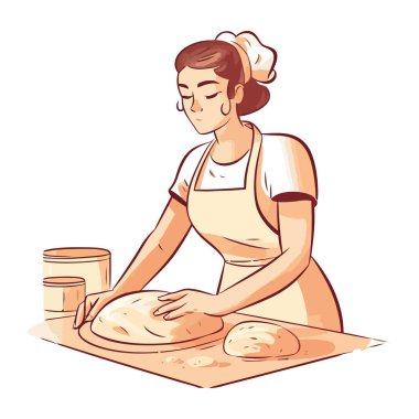 Şef organik içerikli ev yapımı pizza hazırlıyor.