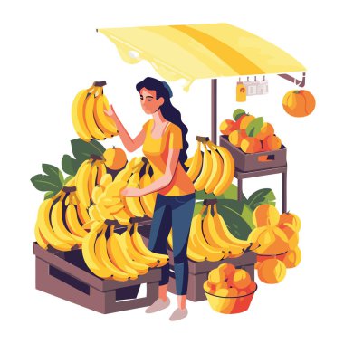 Tecrit edilmiş sağlıklı bir yaşam için taze meyve ve sebzeler.