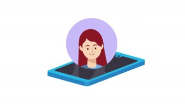 akıllı telefon teknolojisi animasyon 4k video animasyonu