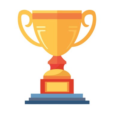 Rekabetçi spor ikonu izole edilmiş zafer ödülü