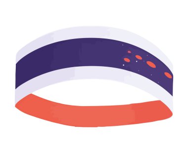 kauçuk bileklik aksesuar simgesi izole edildi