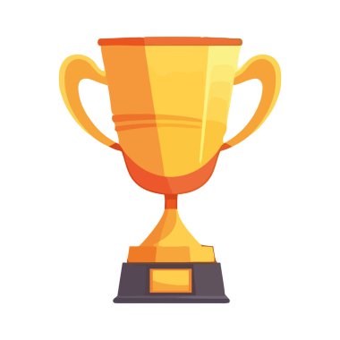 Birincilik ödülü, izole edilmiş altın başarı ikonu ile parlıyor.