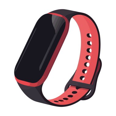 smartwatch spor aksesuar simgesi izole edildi