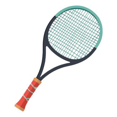 Tenis ekipmanı raketi, izole edilmiş simge