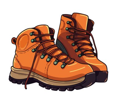 deri spor botları tasarımı simgesi izole edildi