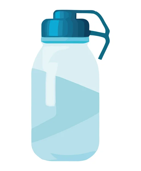 Illustrera Uppfriskande Sport Dryck Flaska Ikon Isolerad — Stock vektor