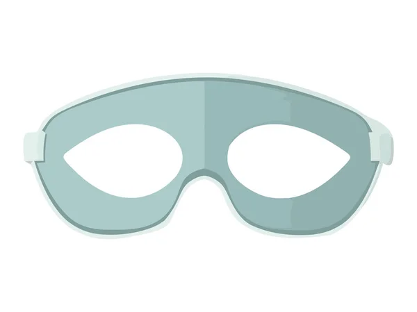 独立した劇場用パフォーマンスアイコンの羽付きマスクデザイン — ストックベクタ