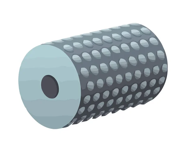 Massage Foam Roller Icon Isolated — Stock Vector