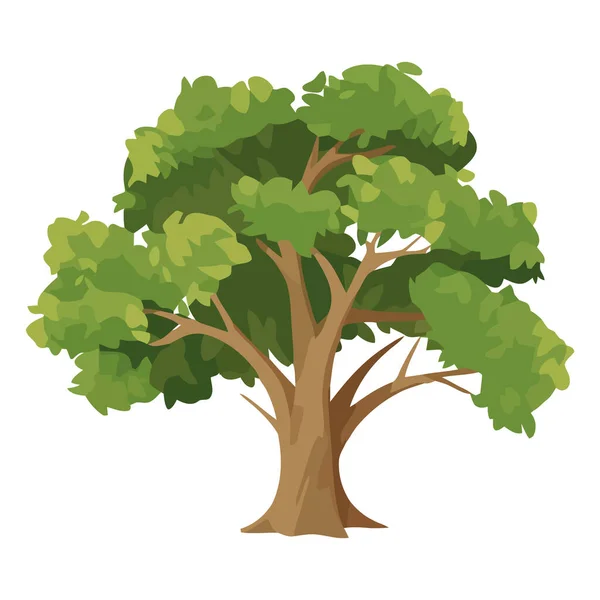 Ramo Árvore Simbolizar Ícone Crescimento Isolado —  Vetores de Stock