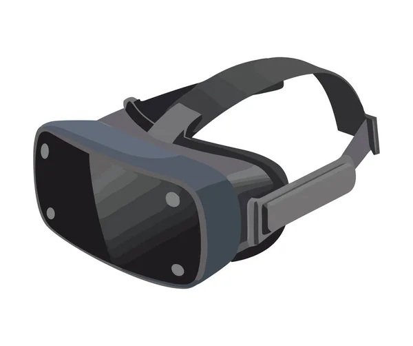 Ícone Equipamento Headset Realidade Virtual Isolado — Vetor de Stock