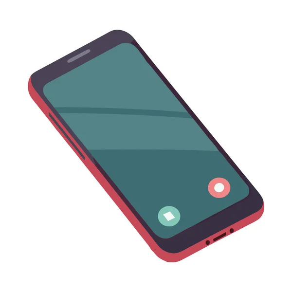 Icône Smartphone Technologie Moderne Isolé — Image vectorielle