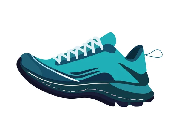 Chaussure Sport Symbolise Icône Activité Sportive Moderne Isolé — Image vectorielle