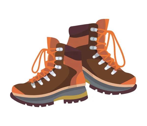Sports Shoe Boots Design Icon Isolated — Stock Vector