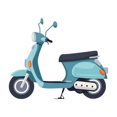 Motosiklet sürüşü, hız ve macera simgesi izole