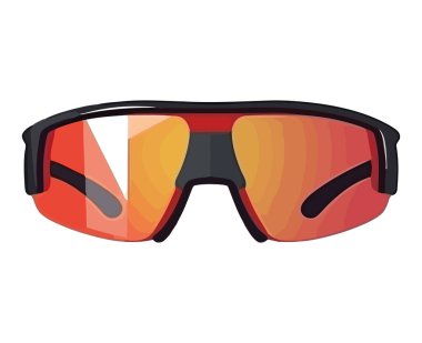 modern gözlük aksesuar simgesi izole edildi