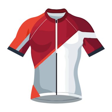 Beyaz arkaplan simgesi üzerindeki spor kazağı izole edildi