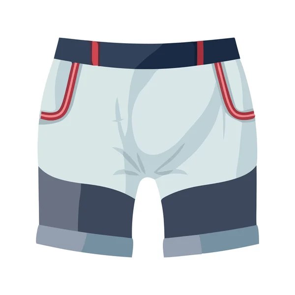 Underwear Casual Clothing Icon Isolated — Stock Vector