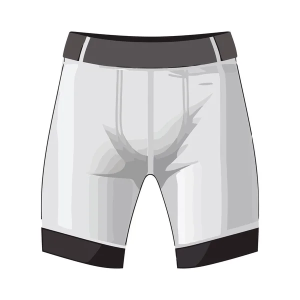 Underwear Men Icon Isolated — Stock Vector