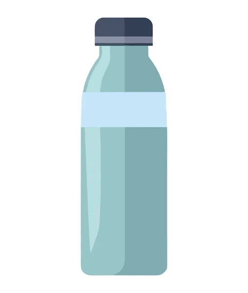 Organic Bottle Icon Clean Design Isolated — Stock Vector