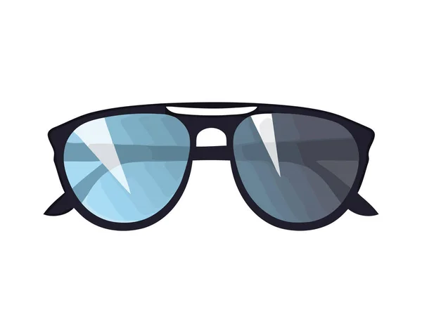 Gafas Vista Moda Para Icono Verano Elegante Aislado — Vector de stock
