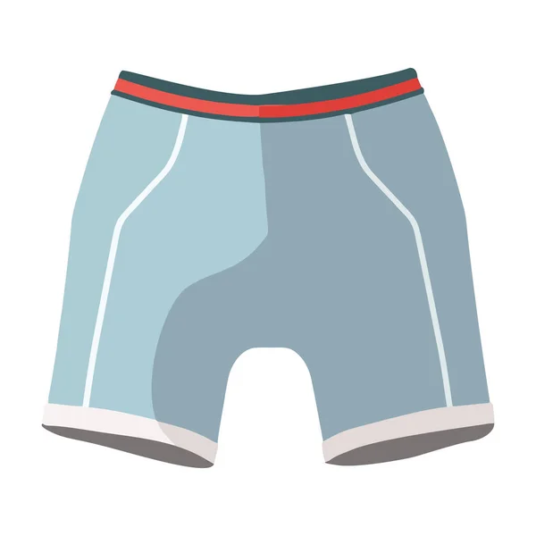 Modern Sports Clothing Underwear Icon Isolated — Stock Vector