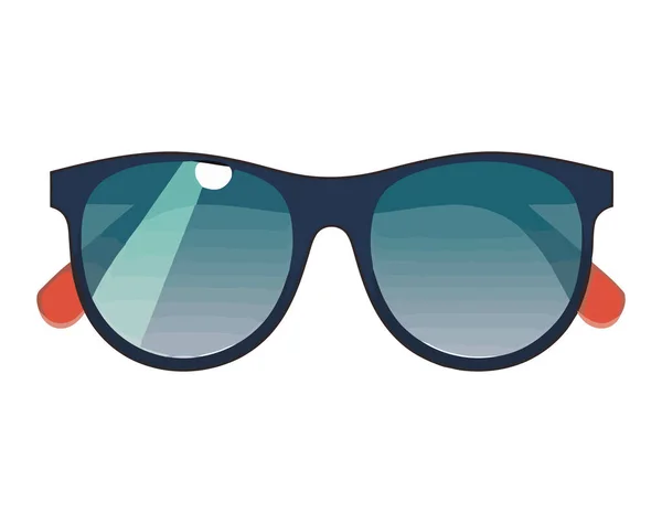 Icono Gafas Sol Moda Moderna Aislado — Vector de stock