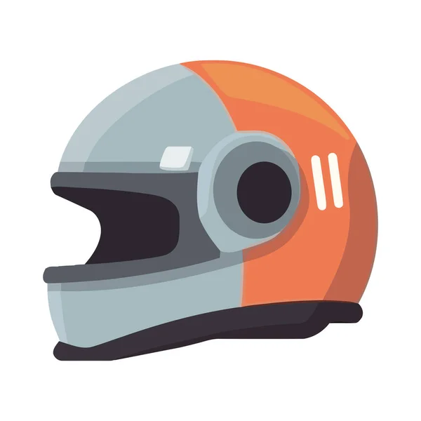 スポーツ安全ヘルメットアイコンを隔離 — ストックベクタ