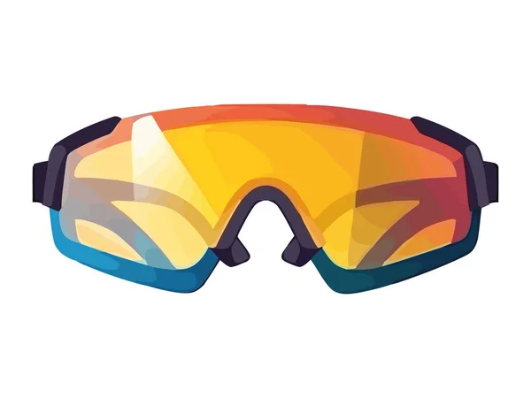 Moderní Ochranné Brýle Pro Dobrodružství Ikona Izolované — Stockový vektor