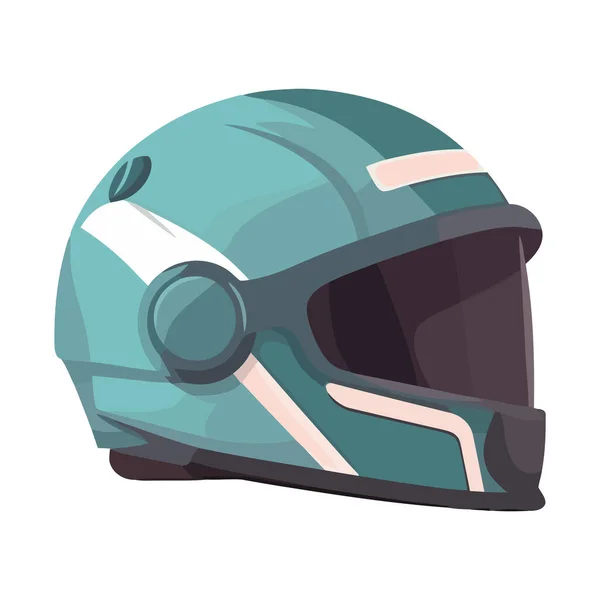 Extrémní Sportovní Helma Ikona Izolované — Stockový vektor